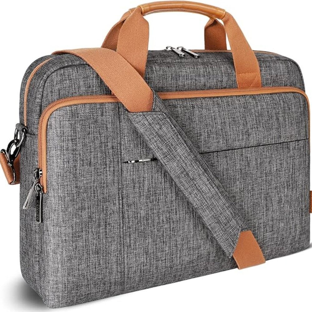 3 for $60 | DOMISO 15.6 inch Laptop Bag Business Briefcase Water-resistant